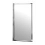 23 - 24-3/4" Chrome Raindrop 1-Panel Pivot Shower Door