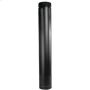 7\" x 38 - 68\" Black Telescopic Stove Pipe