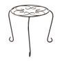 10\" Black Powder Coated Steel Plant Table