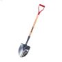 9\" x 48.5\" Tempered Steel Round Point Shovel