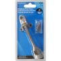 4" Satin Nickel Kickdown Door Stop