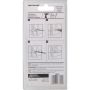 4" Satin Nickel Kickdown Door Stop