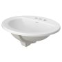Colony 20-1/2" x 17-5/8" White Drop-In Sink