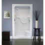 60" x 33-1/4" x 88" 1-Piece Seat Shower Stall