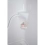 38" x 33-1/4" x 88" White 1-Piece Right Shower Stall