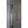 38" x 33-1/4" x 88" White 1-Piece Right Shower Stall