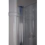 38" x 33-1/4" x 88" White 1-Piece Right Shower Stall