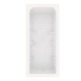 38" x 33-1/4" x 88" White 1-Piece Right Shower Stall