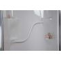 38" x 33-1/4" x 88" White 1-Piece Right Shower Stall