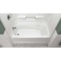 Empire White 3-Piece Left Hand Tub Shower