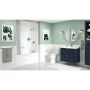 Empire White 3-Piece Right Hand Tub Shower