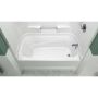 Empire White 3-Piece Right Hand Tub Shower