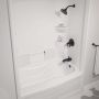 Liberty White 1-Piece Left Hand Tub Shower