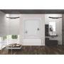 Liberty White 1-Piece Left Hand Tub Shower