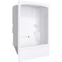 Douche de baignoire côté droit monobloc blanche Liberty