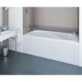 Baignoire de trempage Phoenix côté gauche blanc brillant