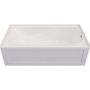 Baignoire de trempage Phoenix côté droit blanc brillant