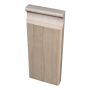 7/8" x 3-3/8" x 8" Solid Clear Pine Plinth Block
