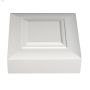 1\" x 3\" x 3\" White Primed MDF Victorian Corner Block