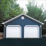 8' x 7' Ice White Dualforce Garage Door