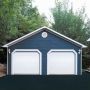 16' x 7' Ice White Dualforce Garage Door