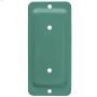 4-1\/2\" x 2\" Steel Khaki Fixplak 24 Plate