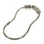 Crochet de rideau de douche rouleaux chrome, 12/pqt