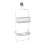 Zenna Home White Over The Showerhead Caddy