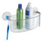 Power Lock Clear Suction Shower Basket