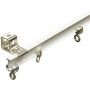 8' White I-Beam Track With Fittings