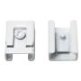 White I-Beam Bracket Clip-2\/Pack