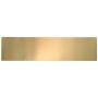 Curb Appeal 30\" x 6\" Polished Brass Anti-Tarnish Kick Plate
