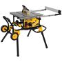 10" Job Site Table Saw With Rolling Stand