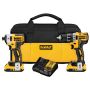 20V Yellow 2-Tool Combo Kit With 2 Batteries