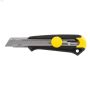 DynaGrip\u00ae 18 mm x 6-1\/2\" Yellow\/Black Snap-Off Utility Knife