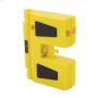 6-1\/8\" Yellow 3 Vial Magnetic Post Level