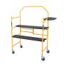4' 500 lb Mini Folding Jobsite Scaffold Platform