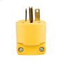 Yellow Straight Blade Plug 20A 125V 2P\/3W