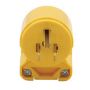 Yellow Angled Plug 15A 125V 2P\/3W