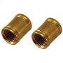 1\/8\" IPS Brass Coupling-2\/Pack