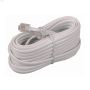 25' White Modular Line Cord