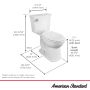 Astute VorMax 4,8L Toilette Allongée Hauteur Appropriée