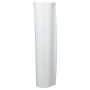 Vitreous China White Ravenna Pedestal Sink Leg