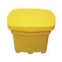 6 cu. ft. Yellow Ice Melter & Rock Salt Storage Bin
