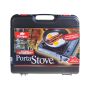 Olympia 9000 BTU/hr Black Portable Butane Stove
