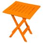 Folding Patio Side Table-Orange