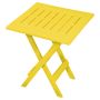 Folding Patio Side Table-Yellow