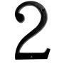 4" Aluminum Black Heritage Classic House Number