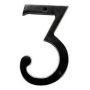 4" Aluminum Black Heritage Classic House Number