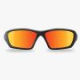 Lunettes de sécurité Robson miroir rouge, tempe noire